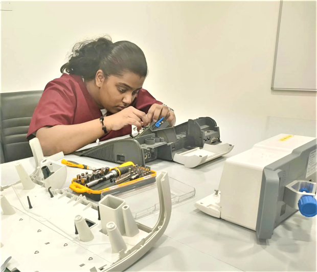 Medical equipment skill training for students